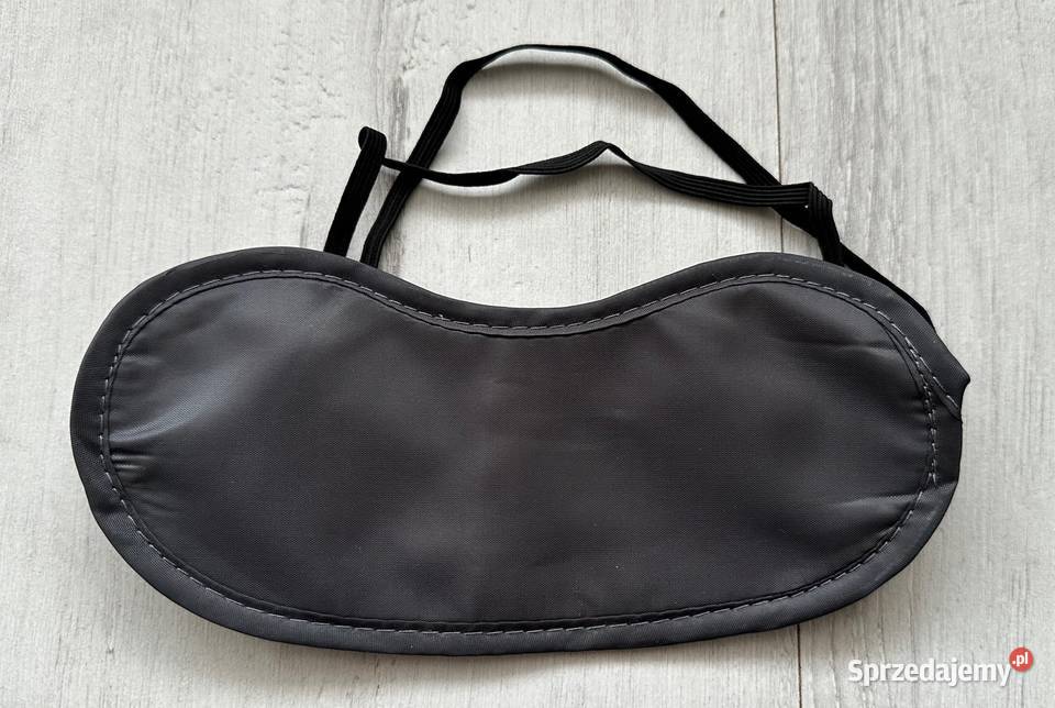 NOWA Opaska na oczy do spania BLACKOUT szara Łódź