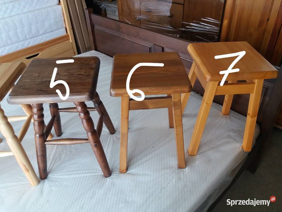 Taboret sosnowy kuchenny różne kolory podkarpackie sprzedam
