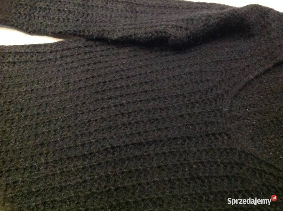 Czarny Sweter Damski ZARA M Moher 22 Wełna 8 Nowa Sól