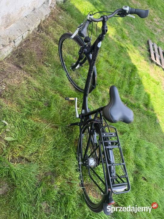Zadbany rower miejski Pegasus Nexus 8 Czarny Mat Sochaczew
