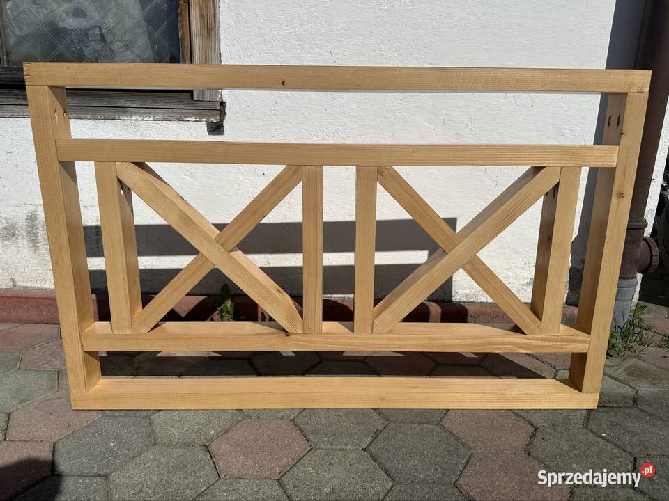 Barierki balkonowe na tarasy do ogródków piwnych