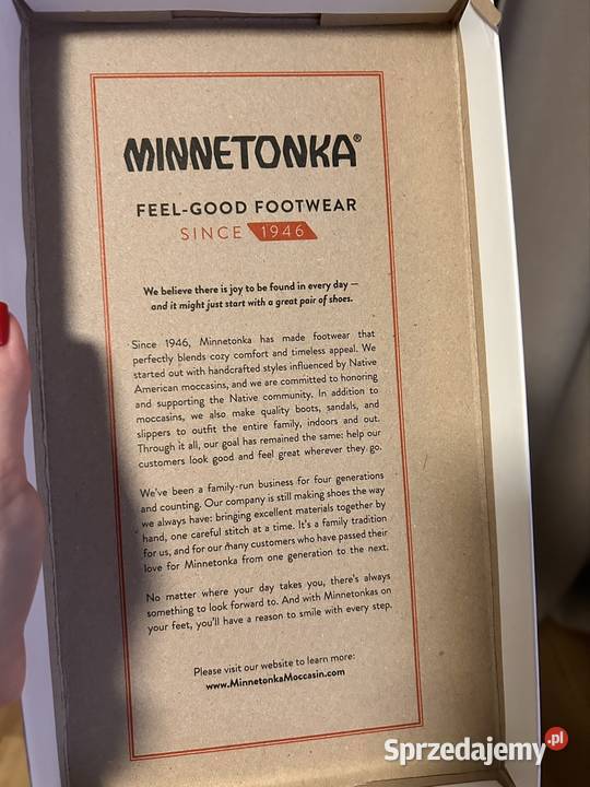 Klapki minnetonka sprzedam