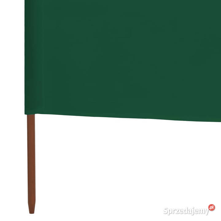 Parawan 3skrzydłowy z tkaniny 400x80 zielony Warszawa