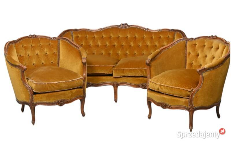 Komplet wypoczynkowy w stylu Ludwika XV Szczecin