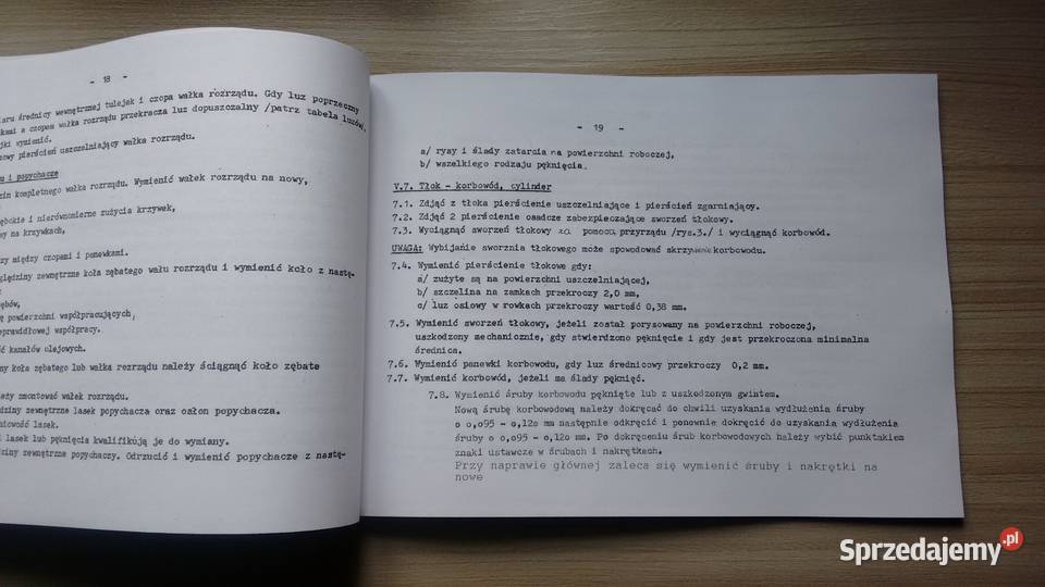 Instrukcja napraw 1ca902ca90 sprzedam