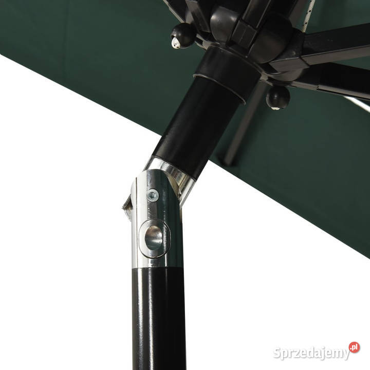 3poziomowy parasol na aluminiowym słupku zielony Warszawa sprzedam