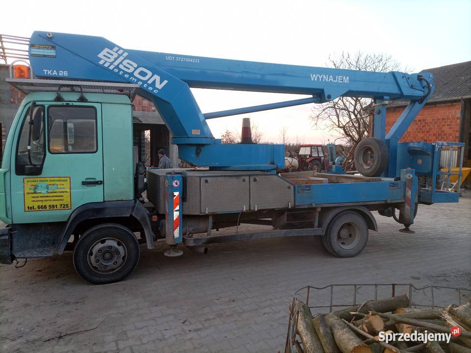 Podnośnik koszowy zwyżka bison tka26 Sochaczew