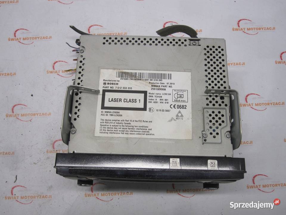 NISSAN JUKE I F15 13r radio CD 25915BX80B Kielce