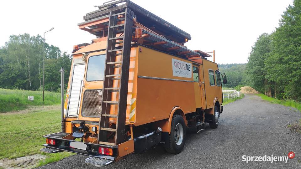Mercedes dwudrogowy podnośnik kolejowy diesel małopolskie Bolęcin