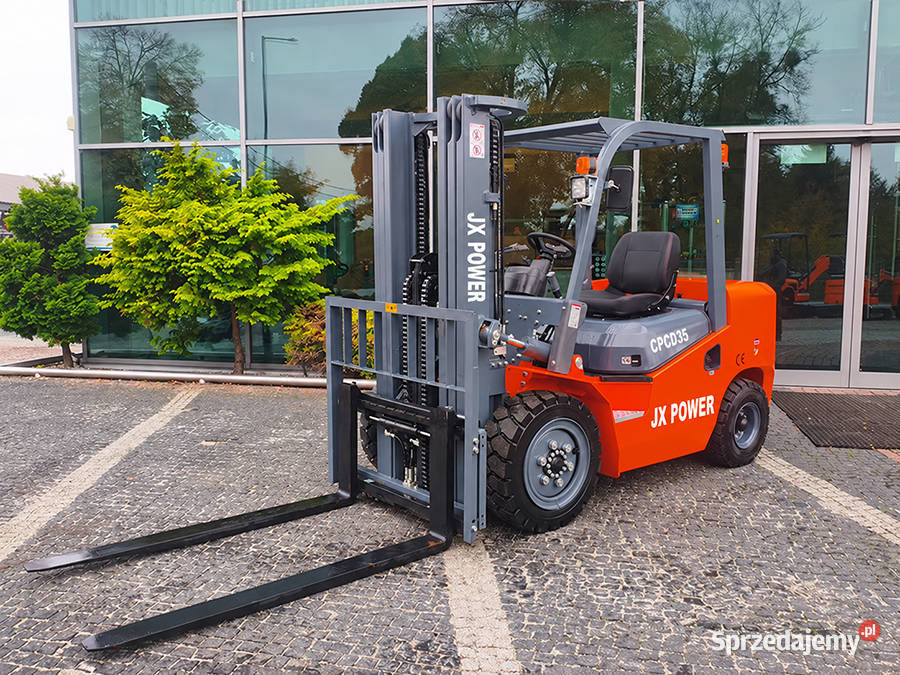 Wózek widłowy JX Power CPCD35 35 t triplex 45 m diesel Kęty