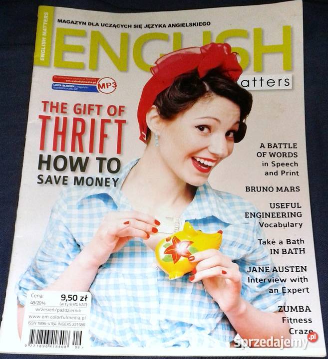 English Matters The gift of thrift How to save Pozostałe Chełm