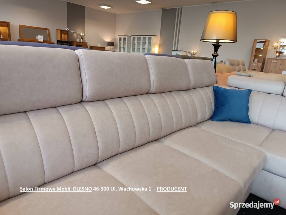 Narożnik CASTEL 190x275 Tkanina Zmywalna Do Meble Olesno