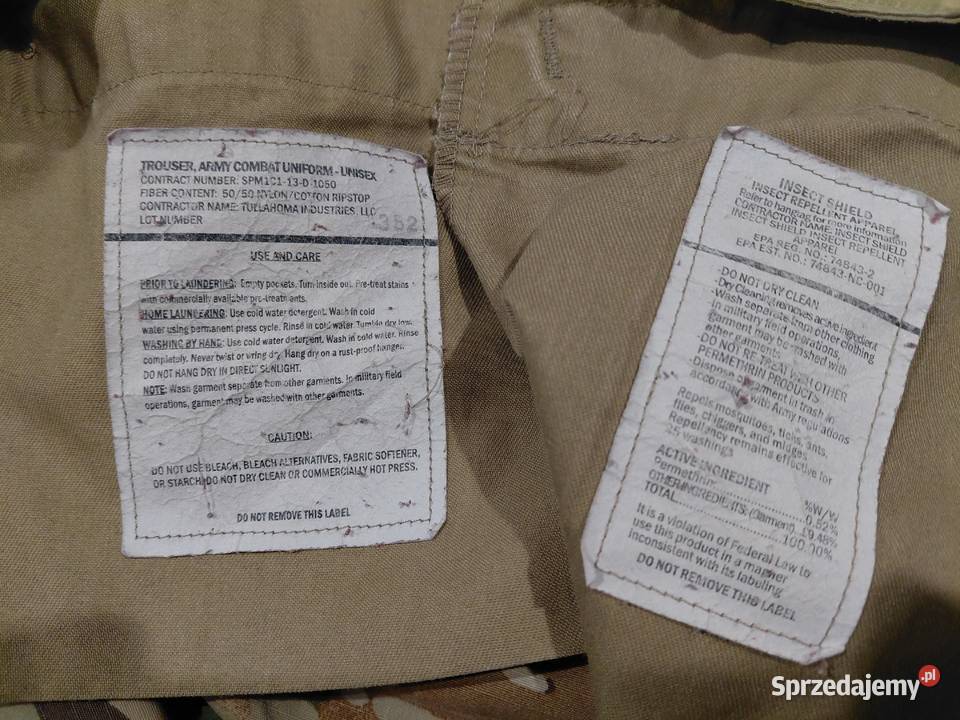 Spodnie ACU multicam OCP X Large dolnośląskie Wrocław sprzedam
