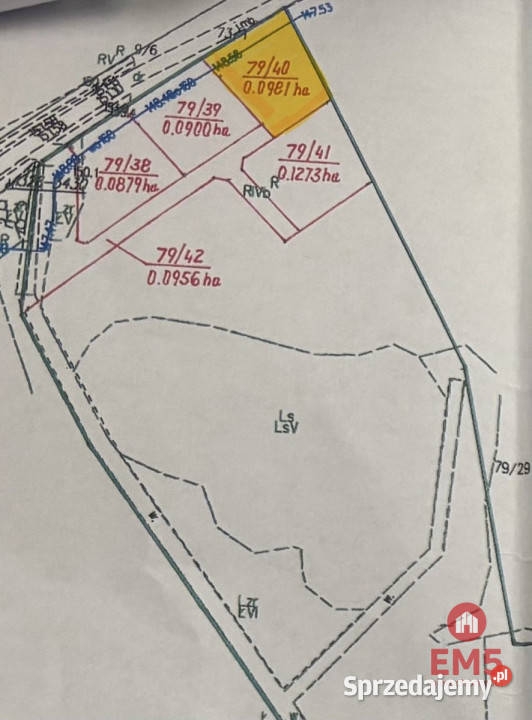 Grunt Rożyńsk Wielki 981 metrów 981m2 warmińsko-mazurskie