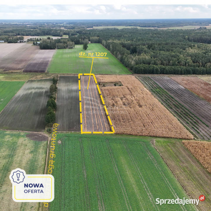 Działka rolna 7300m rzece Kolembrody