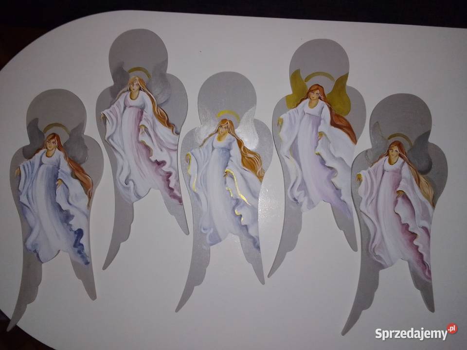 Anioł Stróż ręcznie malowany Dekoracje i ozdoby Katowice
