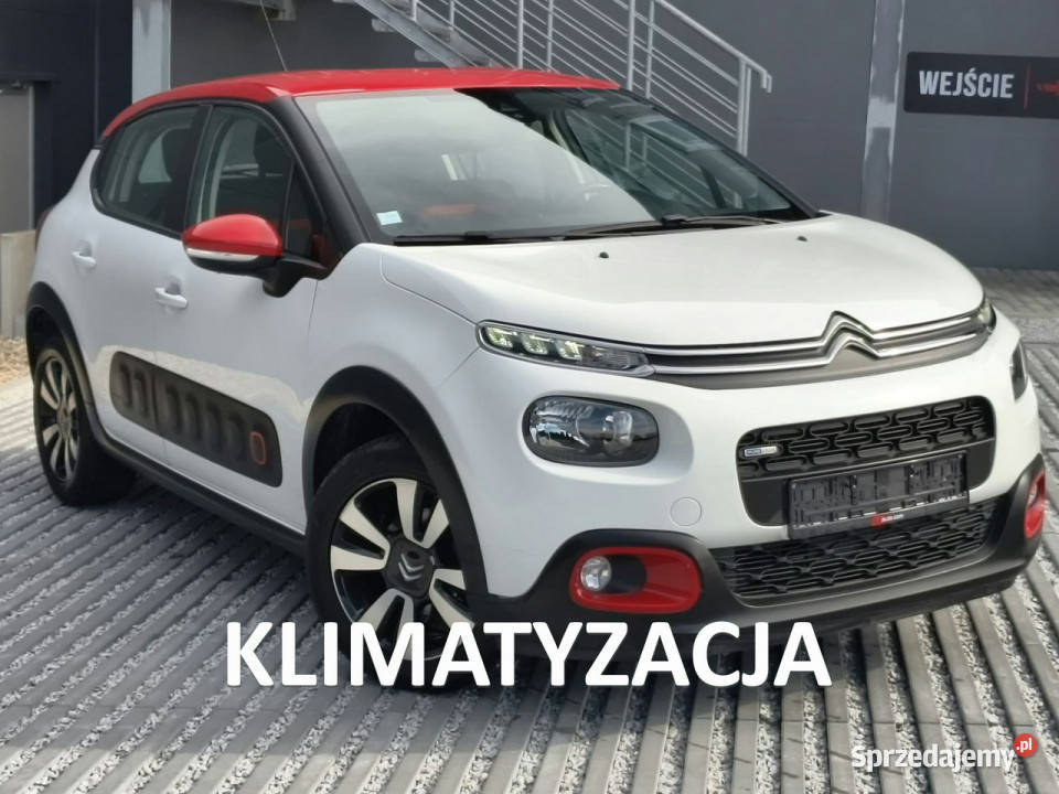 Citroen C3 12 benzyna 82 ledy tablet nawigacja Rok produkcji 2017 Kęty