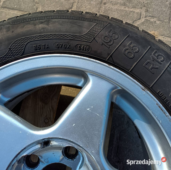 Alufelgi Titan R15 5X112 ET38 Z Oponami Kleber Koła i felgi Iłża
