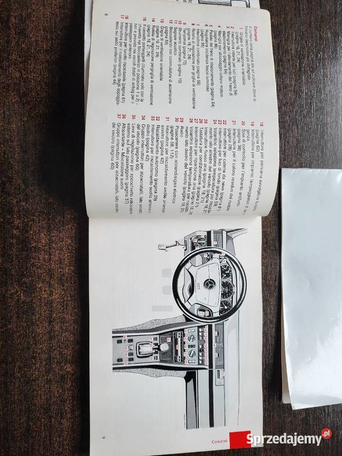 Mercedes 124 Instrukcja obsługi włoska Gdańsk