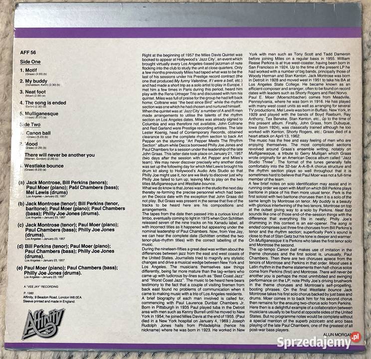 Bill Perkins Meets Paul Chambers And Philly Joe Szczecin