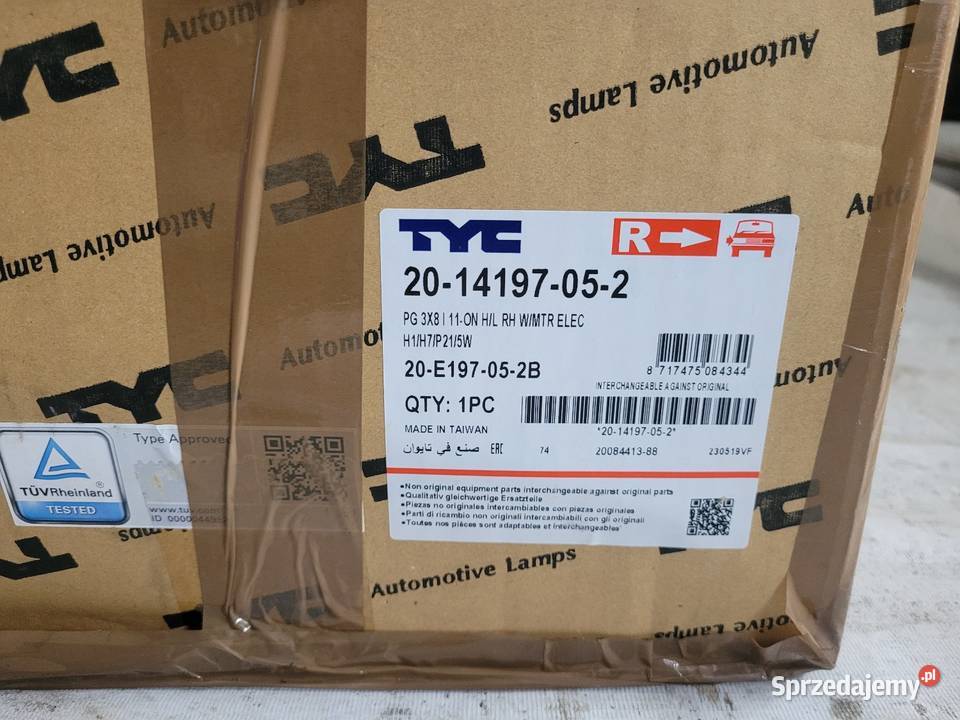 Lampy przod peugeot 308 małopolskie