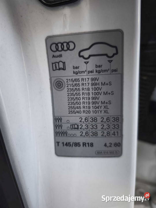 Audi Q3 Sportback I 20192025 Komorniki