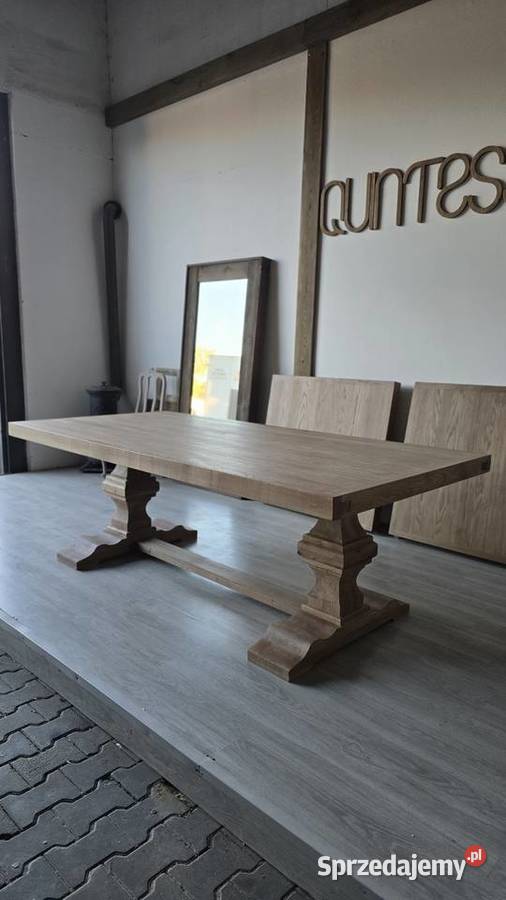 Stół dębowy z możliwością rozłożenia Hampton Warszawa