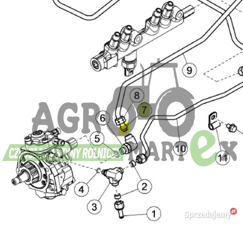 0011400950 11400950 PIERŚCIEŃ USZCZELNIAJĄCY Claas Wichrów