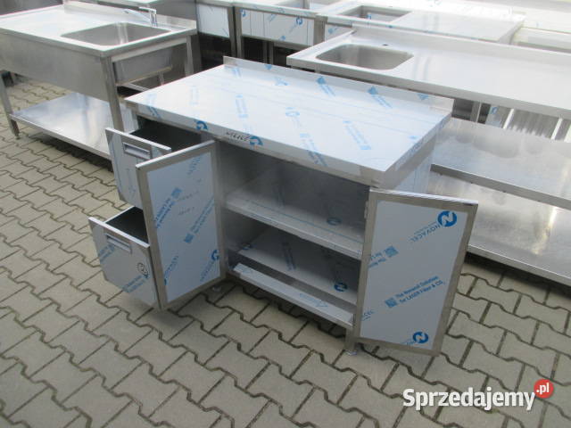 Stół Gastronomiczny Drzwi Otwierane Szuflady wielkopolskie Ostrów Wielkopolski