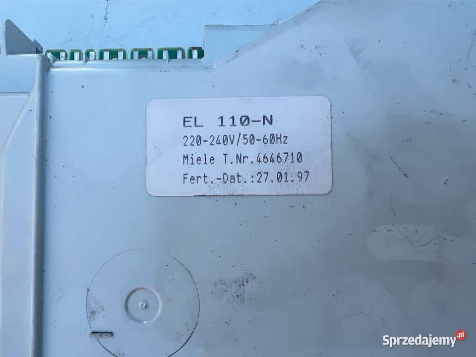 Moduł programator pralki Miele NOVOTRONIC W908