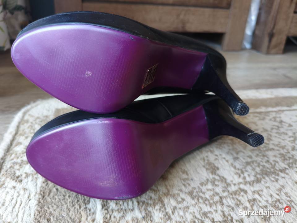 Czarne wysokie szpilki Bełżyce