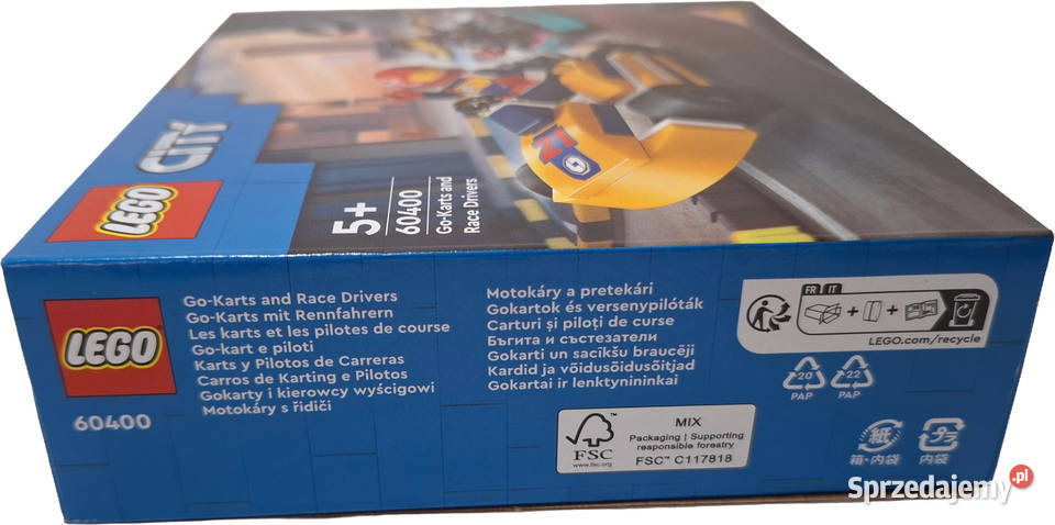 Klocki Lego City Gokarty i kierowcy wyścigowi Czeladź sprzedam