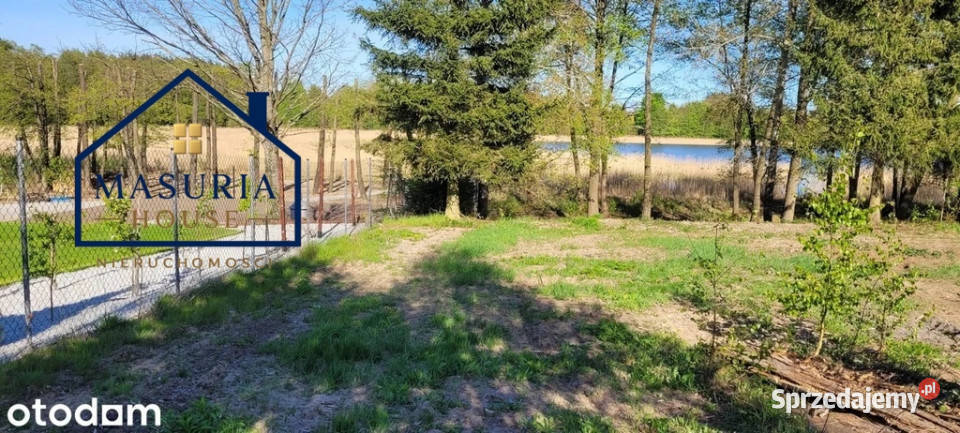 Działka rolnobudowlana z linią brzegową jeziora