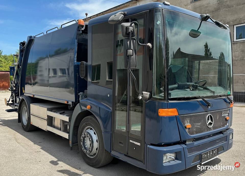 Mercedes Econic śmieciarka dwuosiowa NTM 14m3 Nowiny
