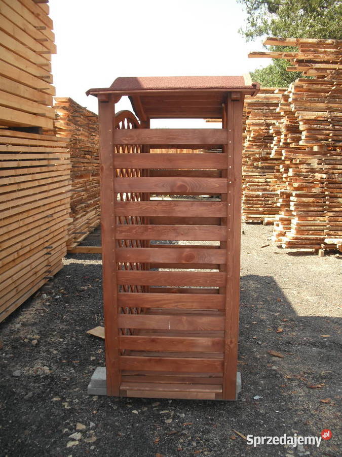 Drewutnia 165 x 08m z dachem falowym Kalety