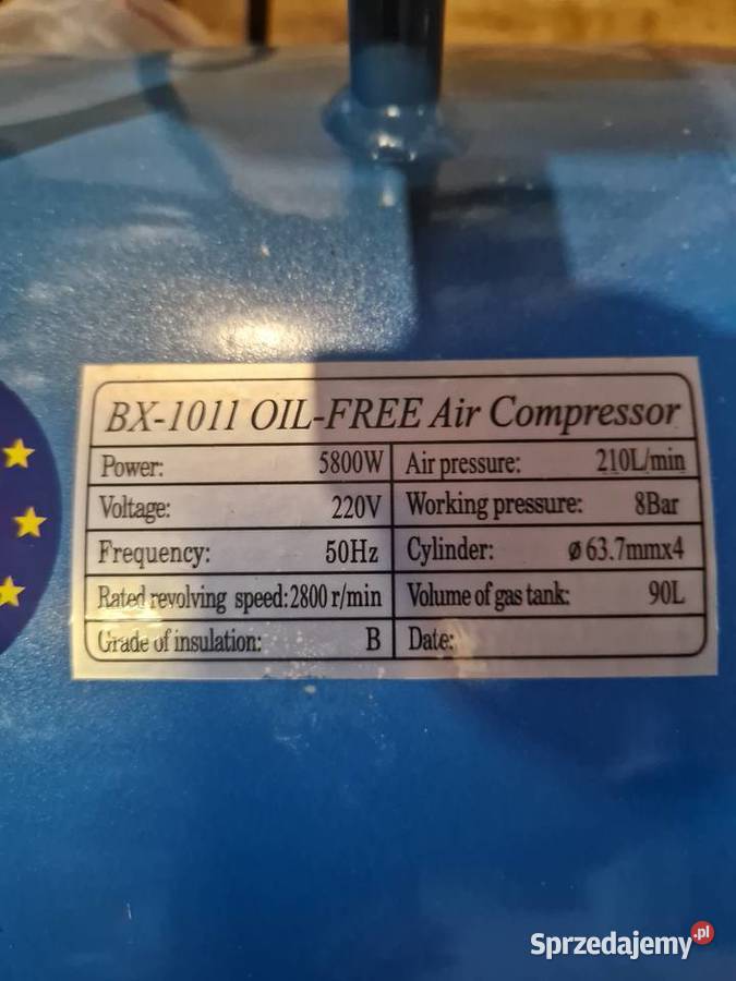 Kompresor bezolejowy 90L 4 tłoki bx1011 Boxer Głogowa sprzedam