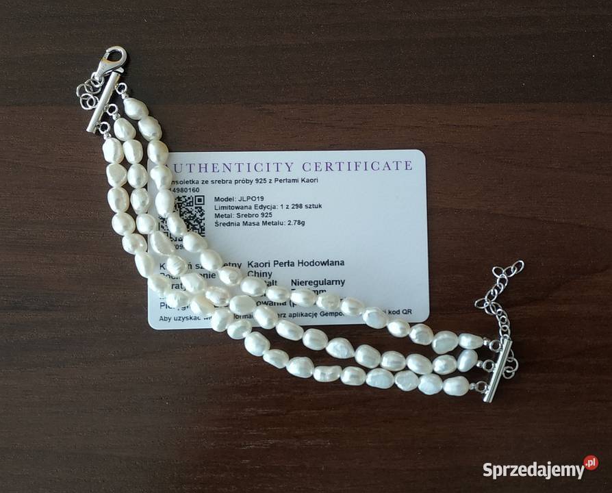 Komplet biżuterii ze srebra z naturalnymi Gostynin