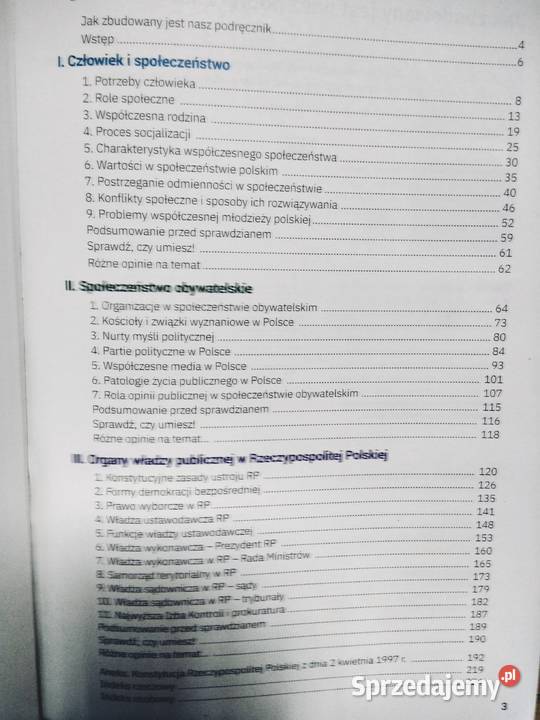 Wiedza o społeczeństwie 1operon Warszawa