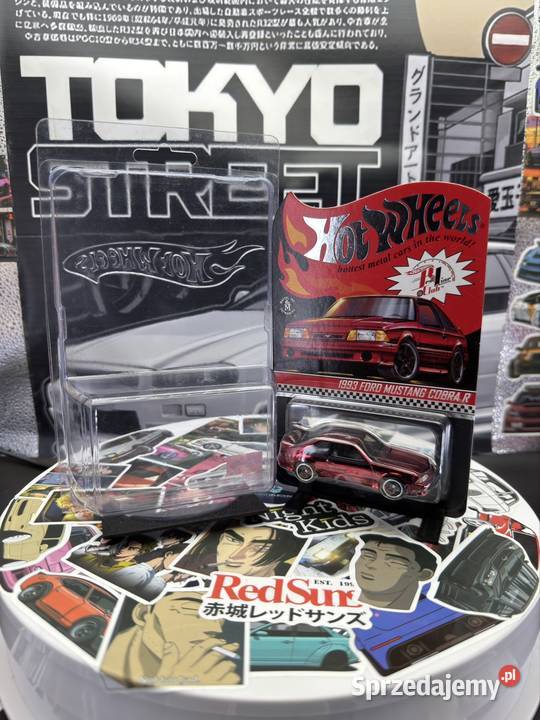Hot Wheels RLC 1993 Ford Mustang Cobra R Red BOX Wrocław