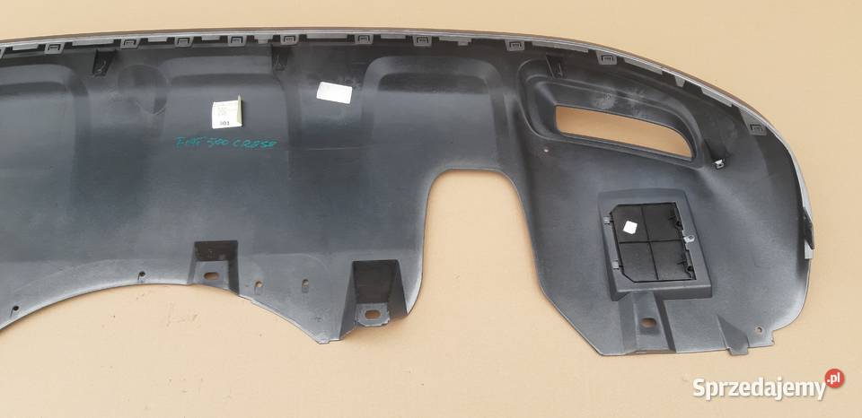 FIAT 500L CROSS DOKŁADKA ZDERZAKA TYŁ SPOILER Bieleń