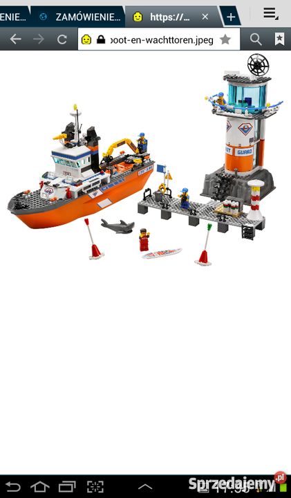lego City 7739 łódź patrolowa mazowieckie Warszawa sprzedam