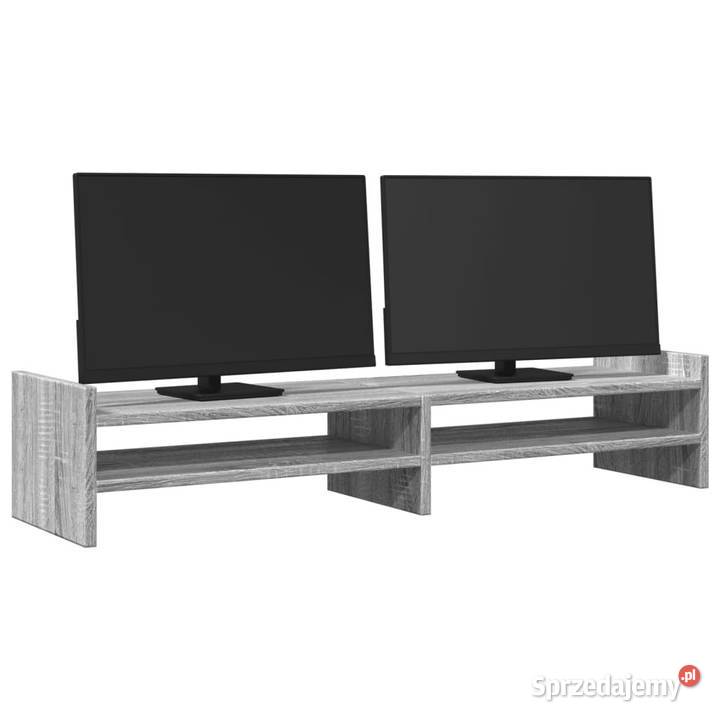 Podstawka pod monitor szary dąb sonoma 100x27x20 Warszawa sprzedam