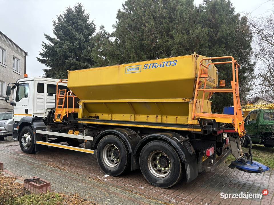 MAN TGM 26290 6x4 BB piaskarka solarka schmidt pierwszy właściciel Ropczyce