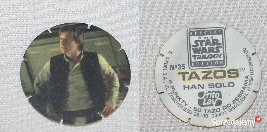 Tazos Star Wars Trilogy Special Edition lata 90 śląskie Chorzów