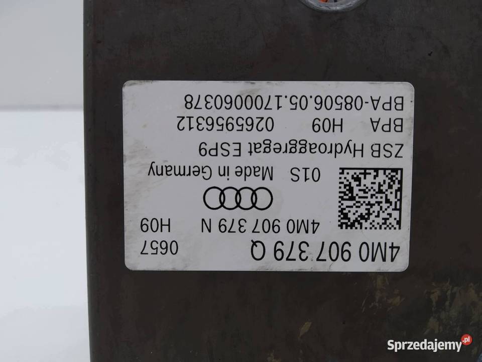 POMPA ABS 4M0907379Q 4M0614517AB Audi Q7 II