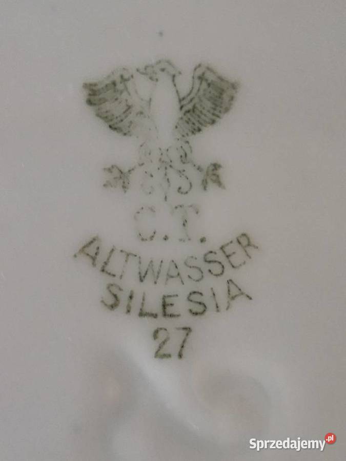 Patera talerz dekoracyjny CT Carl Tielsch Porcelana i szkło Porcelana i szkło