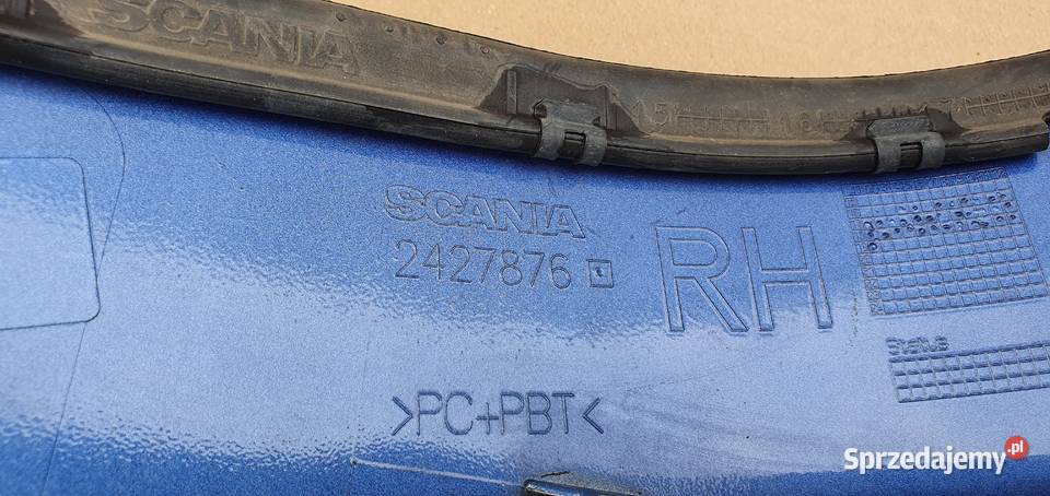 SCANIA R S NGS RAMKA OBUDOWA REFLEKTORA 2427876 Bieleń