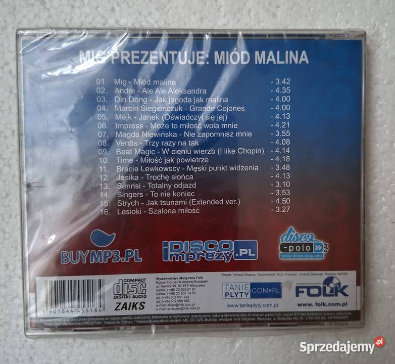 MiG prezentuje Miód Malina mazowieckie Warszawa