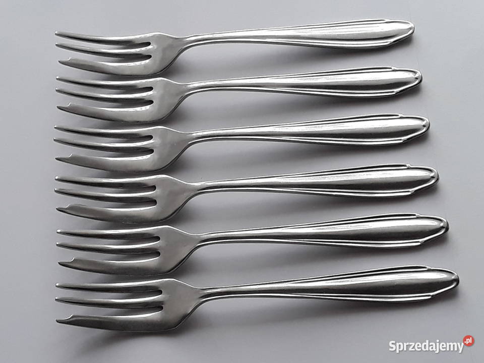 Widelczyki deserowe BAKELIT Gerlach sztućce PRL Dąbrowa Górnicza