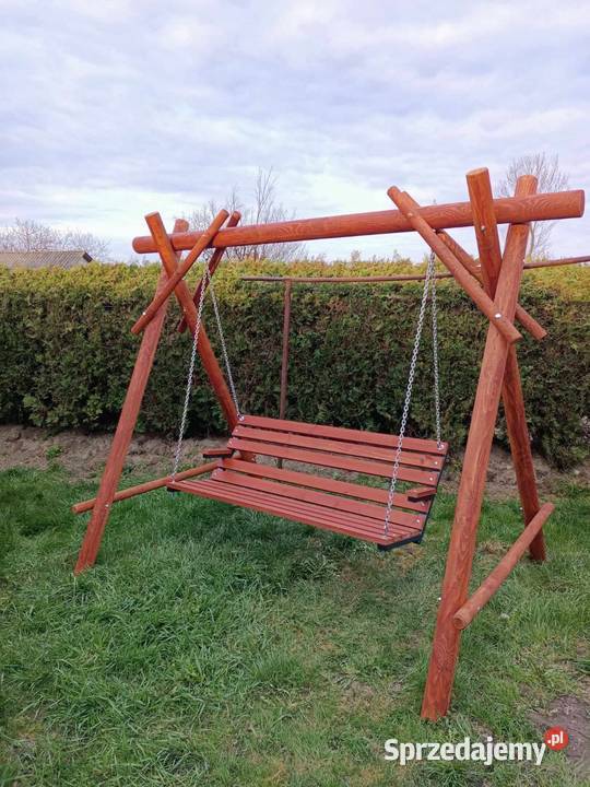 Huśtawka ogrodowa toczona stelaż pod huśtawkę Huśtawki Kolbuszowa